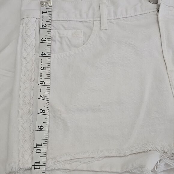 JBrand White Denim Cutoff Shorts 30 - Picture 6 of 8